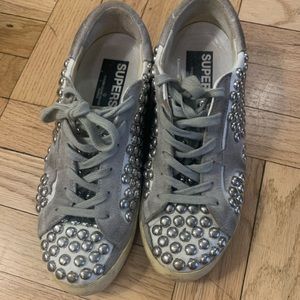 Golden goose studded sneaker